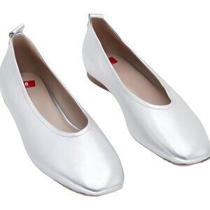 Naturalizer Carla Flat Patina Pewter Womens Slip-On Flat US 8